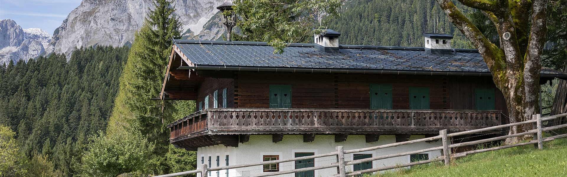 Dächer von Reihenhäusern Altenmarkt im Pongau in Salzburg